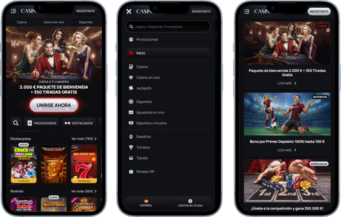 Casinova en tu móvil Casinova en tu móvil