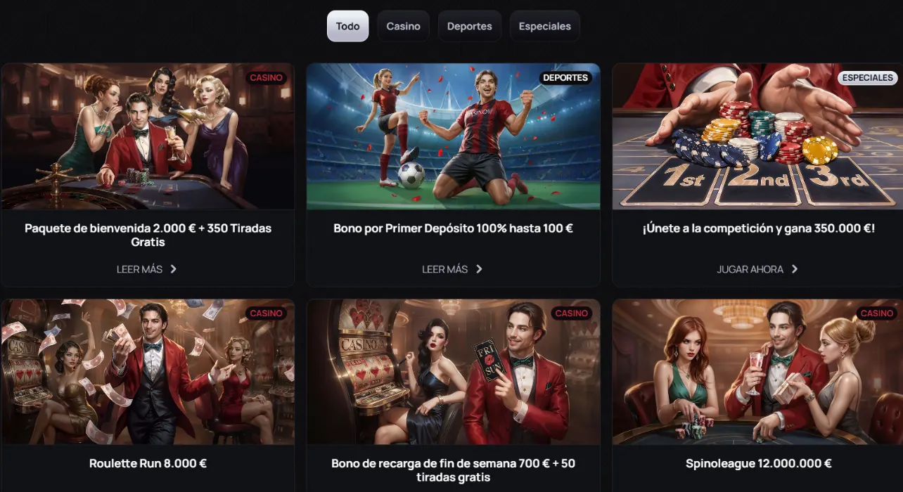 Promociones de Casinova Promociones de Casinova